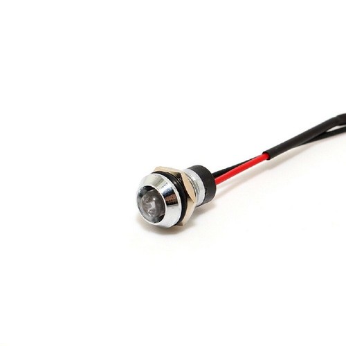 Nice Pack Indicator Light Metal Multi-Color 10mm 12V Positive+Negative - Picture 12 of 12