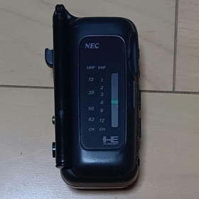 NEC PC Engine GT Handheld Console Black Repaired Capacitors Replaced from JAPAN