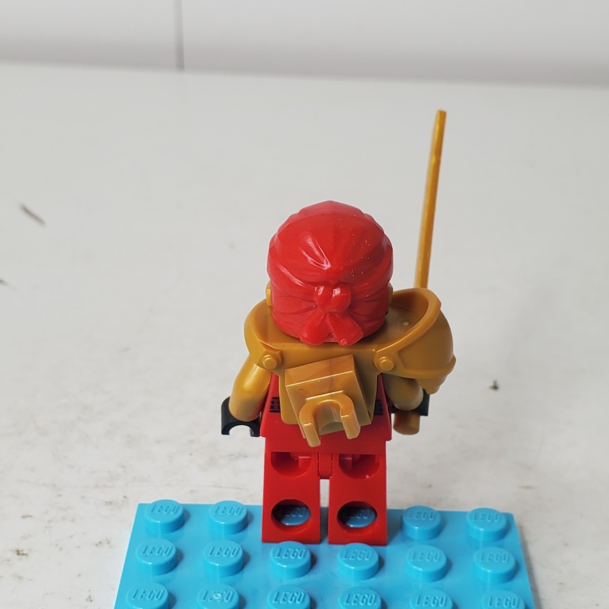 LEGO Ninjago Kai ZX Minifigure NJO0605 Red Ninja Armor Sword Gold