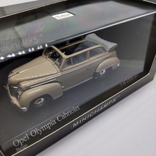 Minichamps 1/43 scale diecast car OPEL olympia cabriolet beige 1952 430040431