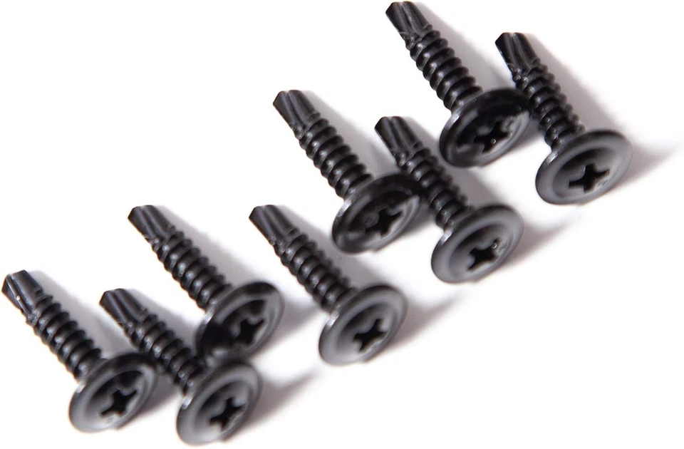 Protector de barro Plasticolor 000539R01 Ford logotipo ovalado fácil ajuste 11"x19" - Juego negro  Foto 4 de 4