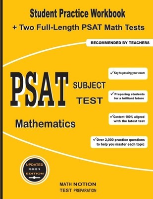 Math Notion - PSAT Subject Test Mathematics  Student Practice Workbook - X555z