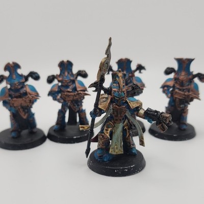 Games Workshop Warhammer 40K Thousand Sons Rubric Marines Painted Lot 5