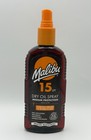 Malibu SPF15 Dry Oil Spray 200ml Medium UVA UVB Protection Water Resistant