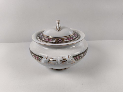 Vintage Johnson Brothers Ormsby Covered Sugar Bowl w/ Lid – Fine China England - Picture 2 of 8