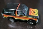 Vintage 1980 Hot Wheels Ford Bronco 4-Wheeler Blackwall Black Hong Kong HK 1/64