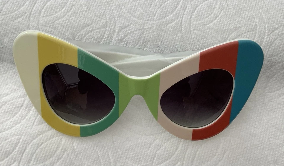 Gafas de sol Linda Farrow Jeremy Scott Cat 3...es/cateye/2 blancas y varios colores Foto 4 de 4