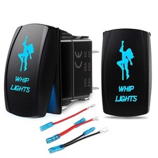 2Pack Rocker Switch Kit for Polaris Ranger RZR Winch UTV Boat Light Bar Marin...