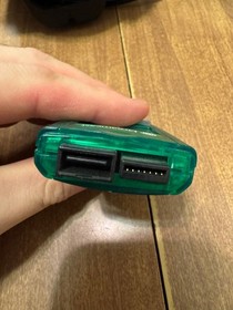 SEGA Dreamcast green VMU virtual memory unit card video game controller extra