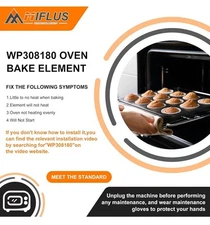 Whirlpool Range Oven Bake Lower Unit Heating Element  308180