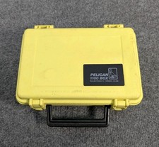 Pelican 1100 Waterproof Hard Case Yellow 8x6x3 Small Camera/Tech Gear Box