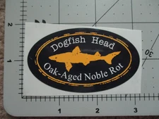 DOGFISH HEAD Oak-Aged Noble Rot tap STICKER decal craft beer dog fish brewery