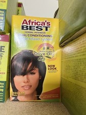 Africa's Best Herbal Intensive Dual Conditioning No-Lye Relaxer System BB 12/23