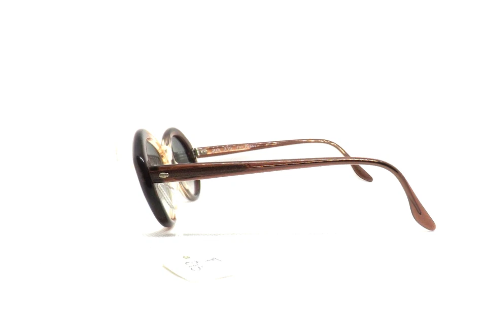 Lunettes de Soleil Femme Vintage Âge 90 Brun Plastique Farben Rose Et Brun - Photo 2/4