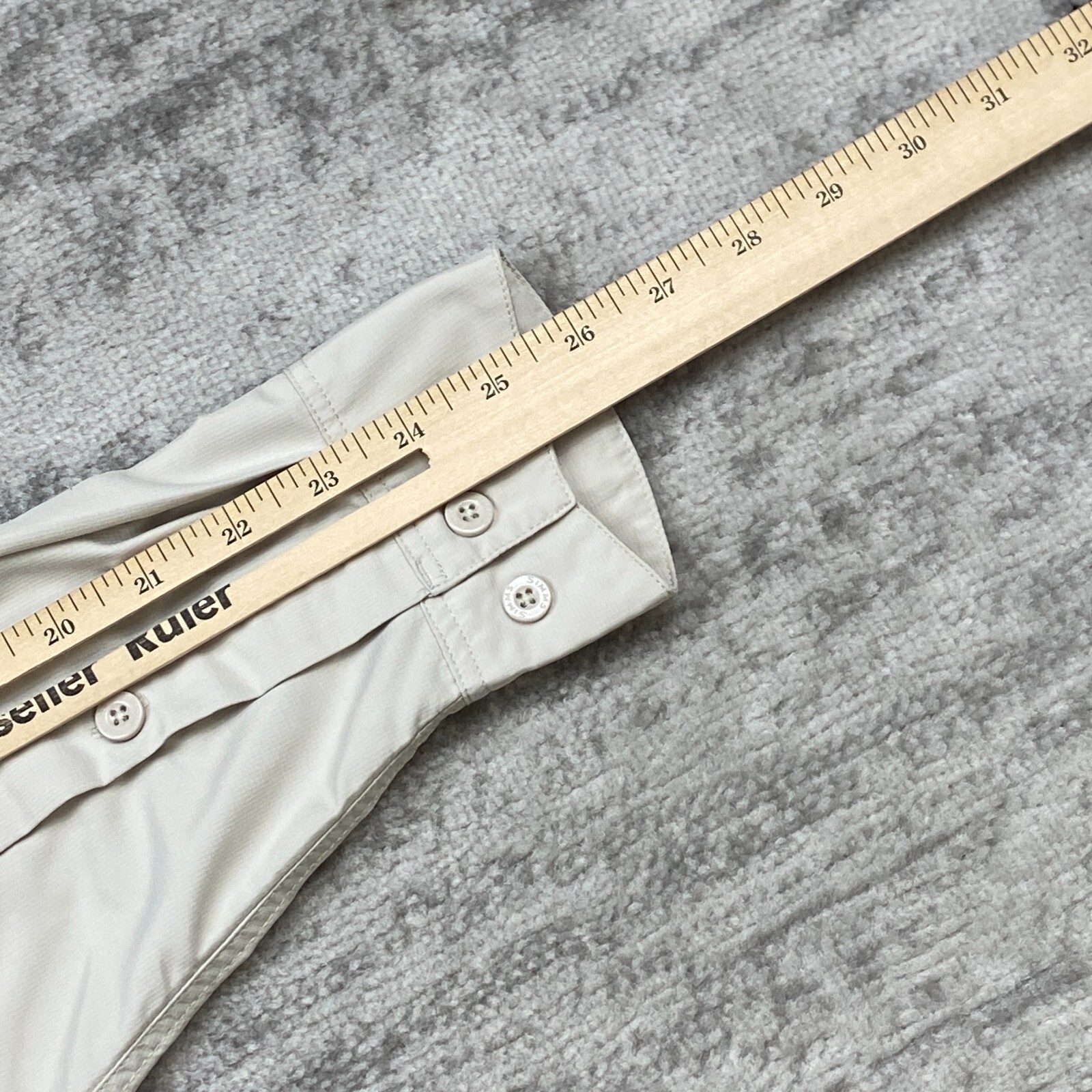 Simms Guide Series Button Up Shirt Medium Beige T… - image 14