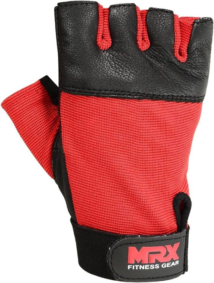 Gants De Musculation En Cuir Demi-doigts - Pour Fitness, Gym, Bodybuilding - Neufs