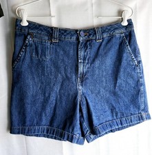 Vintage 90's Cherokee Jeans Blue Denim High Waist Shorts Sz S