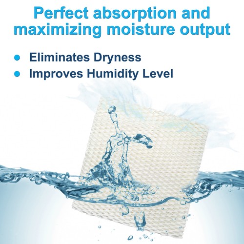 3x HQRP Wick Filters for Duracraft Series Humidifiers, AC-818 AC-819 Replacement - Picture 4 of 7