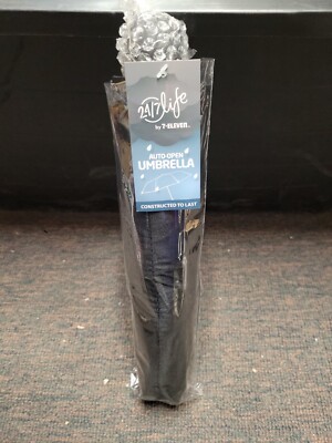 iGear Compact Auto Open Umbrella Black 7-Eleven Life 