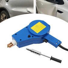 Auto Body Dent Repair Kit Electric Stud Welder Gun Puller Hammer Set Wcase Blue