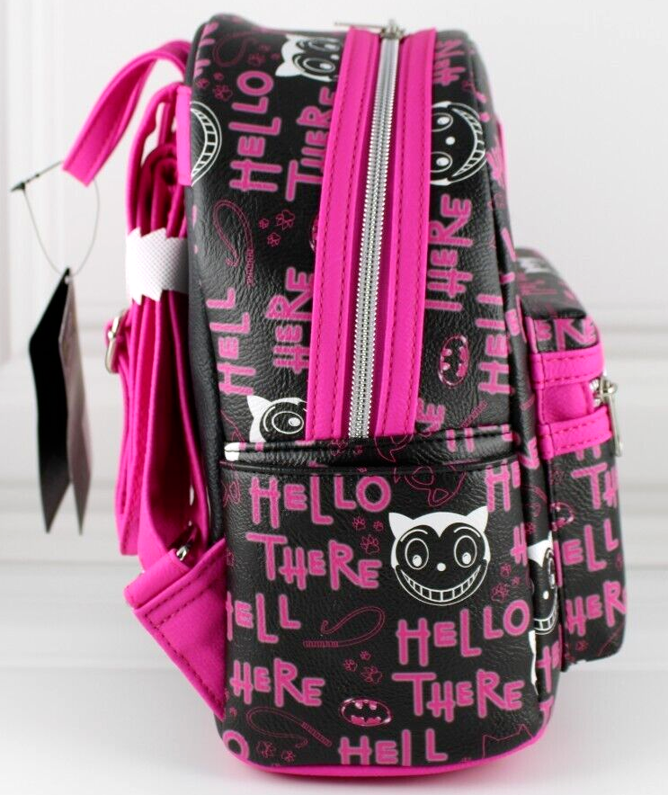 Loungefly Batman Returns Catwoman Mini Backpack whip, Hello There, paw prints Catwoman Batman Returns Mini Backpack – A1 Swag main image 4