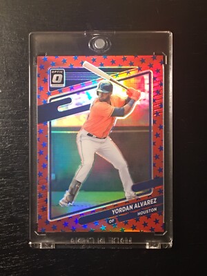 #44/45 Yordan Alvarez 2021 Panini Donruss Optic Liberty Prizm #177