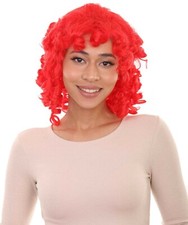 Women Colonial Curly Wig Red Historical Cosplay Wigs HW-3535