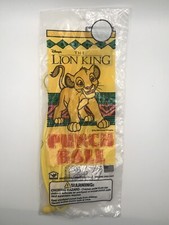Disney Lion King Symba Vintage Punch Ball Yellow Balloon NOS New Party supplies