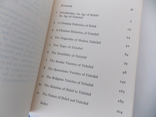 Varieties of Unbelief by Martin E Marty (1966) paganism scientific method - Picture 4 of 8