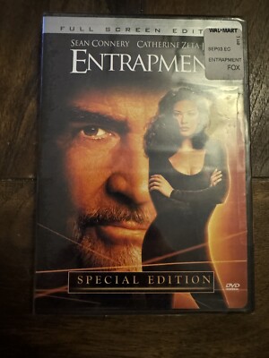 Entrapment (DVD, 2002) Sean Connery & Catherine Zeta-Jones NEW FACTORY SEALED