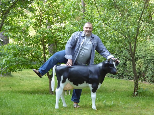 Melkkuh Kuh nicht lebensgroß 3D Außenwerbung Skulptur Tierfigur Deko Wettmelken - Picture 4 of 24
