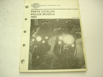 HARLEY-DAVIDSON Motorcycle OME 1993 Police Models Parts Catalog PN