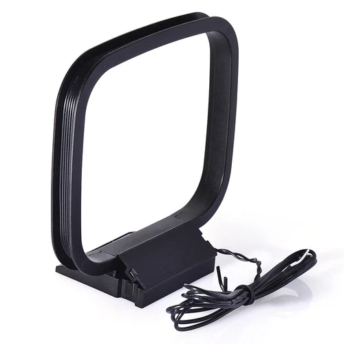 AM Loop Antenna Aerial 2pin Connector for Stereo Audio Receiver System Indoor