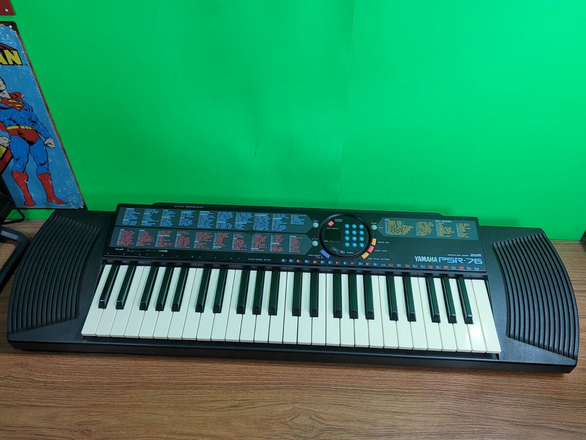 Yamaha PSR-76 Electronic Keyboard Organ Advanced Wave Memory Yamaha PSR-76 Electronic Keyboard Organ Advanced Wave Memory