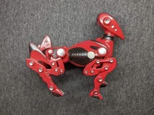 WowWee Robotics 2005 MINI ROBOPET Wind-Up RED ROBOT DOG Wow Wee Windup Toy TSI