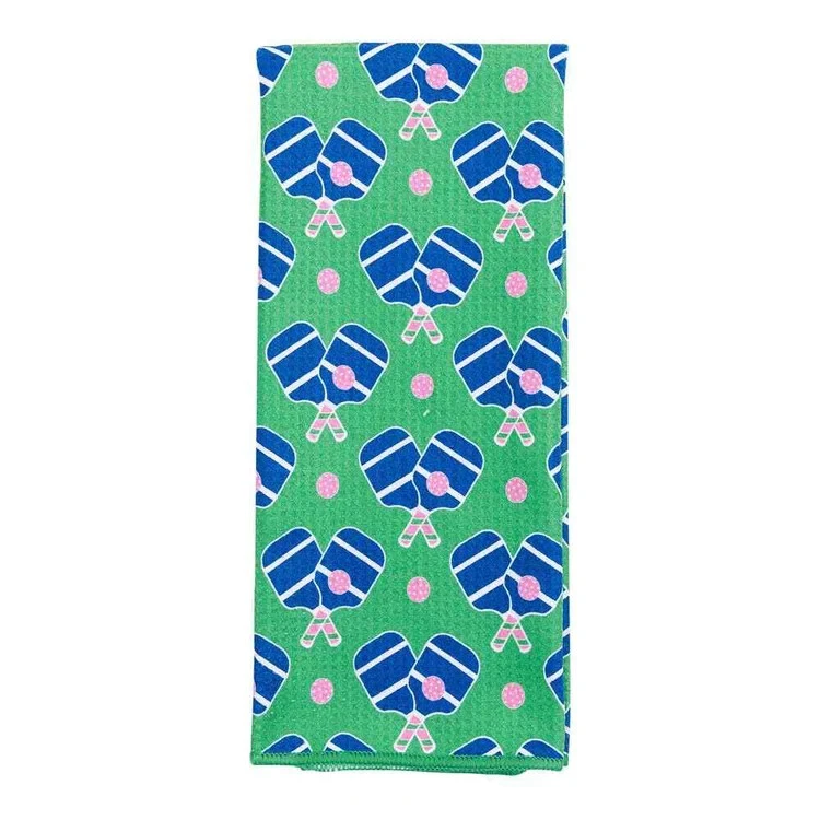 Pickleball Kitchen Quick Drying Eco Friendly Tea Towel 18 x 30 FAST FREE SHIP