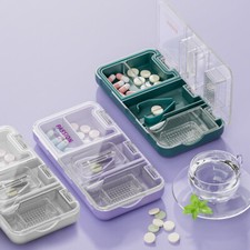 Pill Crusher and Grinder,3 in 1 Crushes Vitamins and Tablets Medicine Smasher