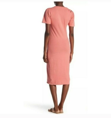 dusty pink t shirt dress Mauve Wrap Maternity T-Shirt Dress – PinkBlush main image 0