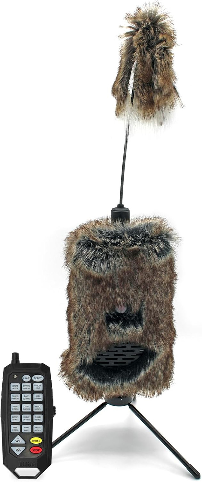 Icotec Furnado Predator Game Caller Decoy Combo - Designed for Coyote, Fox, Bobc