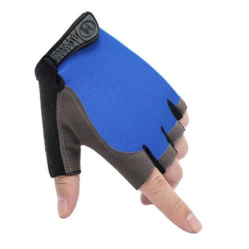 Fitness Halbfinger Antirutsch Handschuhe Herren Damen Handschuhe Yoga Laufen Training - Bild 14 von 19