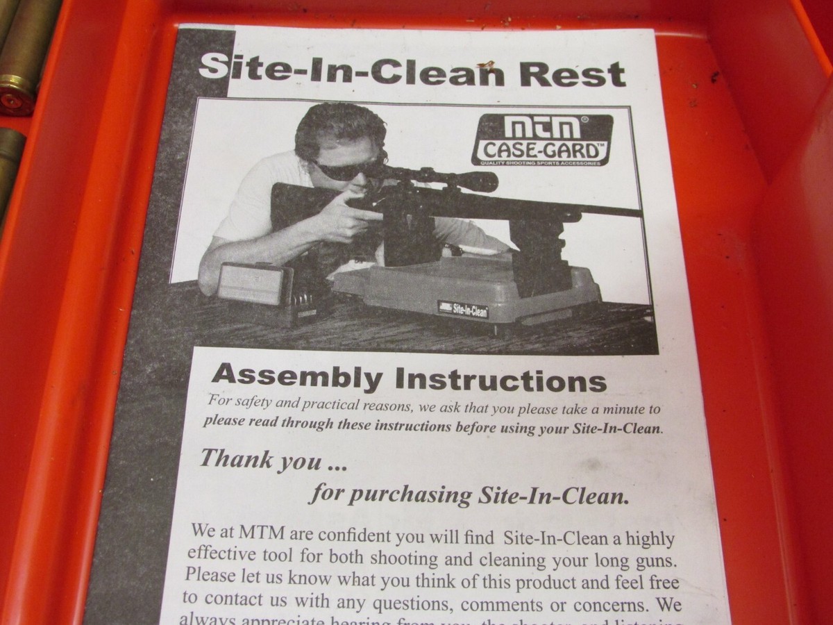 MTM CASE-GARD™ SITE-IN-CLEAN® RIFLE GUN REST & CLEANING CENTER w