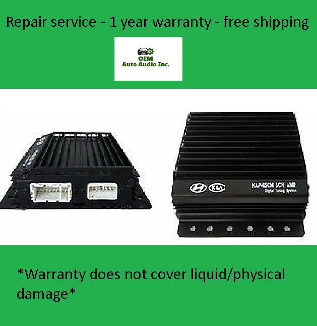 963002B830 96300-2B830 *REPAIR SERVICE* Hyundai Sante FE amp - 1