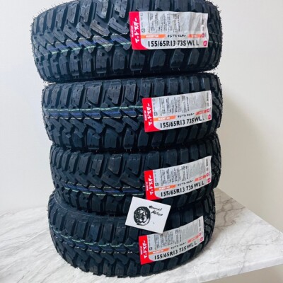MUDSTAR RADIAL M/T 155/65R13 MUD 73S Set of 4 mini track Hijet