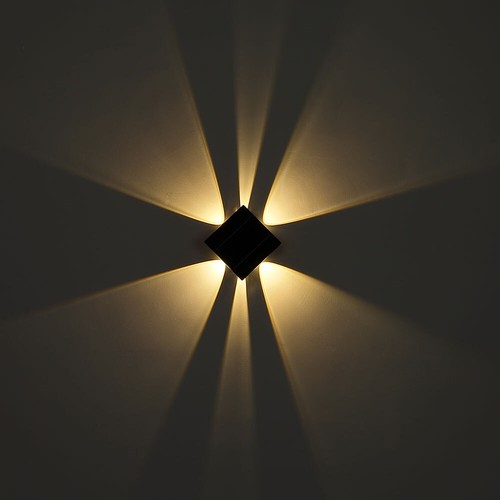 Außenleuchte Wandlampe Solarlampe Hofleuchte Terrassenlampe Tageslicht LED - Bild 7 von 9