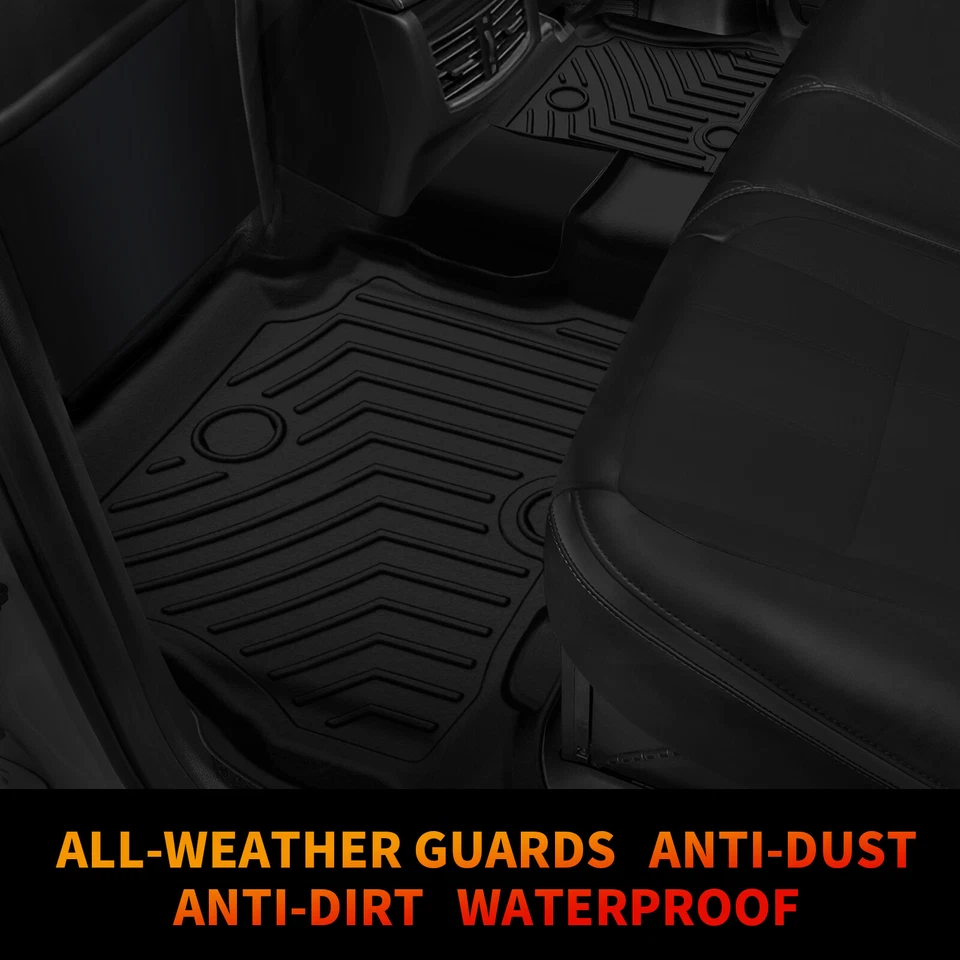 For 2013-2024 Toyota 4Runner Floor Mats & Cargo Liner All Weather TPE 3D Molded Foto 3 de 4