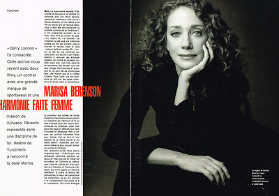 PRESSEAUSSCHNITT CLIPPING 094 1993 MARISA BERENSON ''l'HARMONIE MADE (3p)