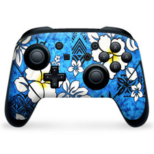 Nintendo Switch Pro Controller Skin Decal Vinyl Wrap - Tropical Hibiscus Floral