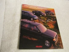 Vintage Isuzu 1997 New Car SUV Sales Brochure Foldout Card All Models NOS