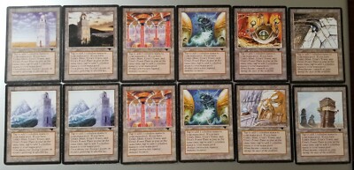 Mtg Urza's Lands Playset Antiquities Mixed Art Tower Mine