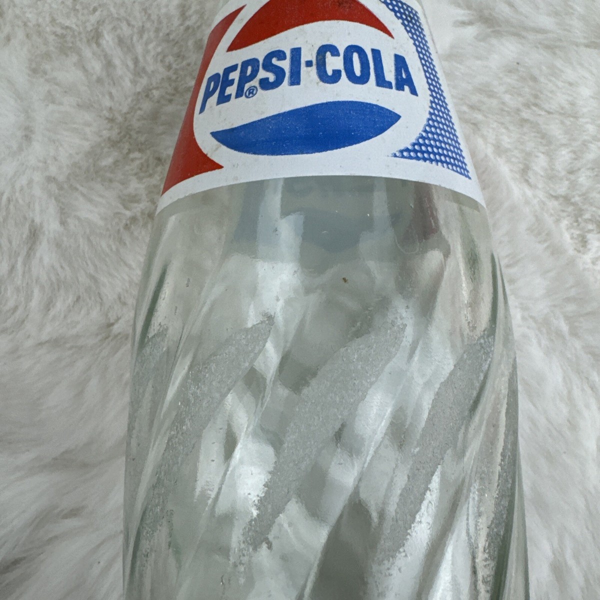 Case Of Vintage 1990s Pepsi Cola Glass Spiral Swirl Soda